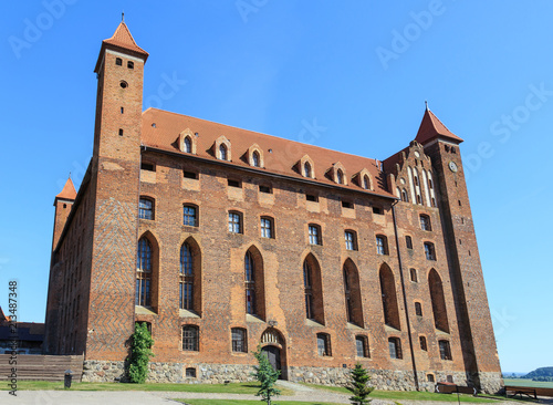 Medieval brick castle of Teutonic Order in Gniew, Gdansk Pomerania, Poland