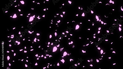 舞い散る桜の花 パーティクル