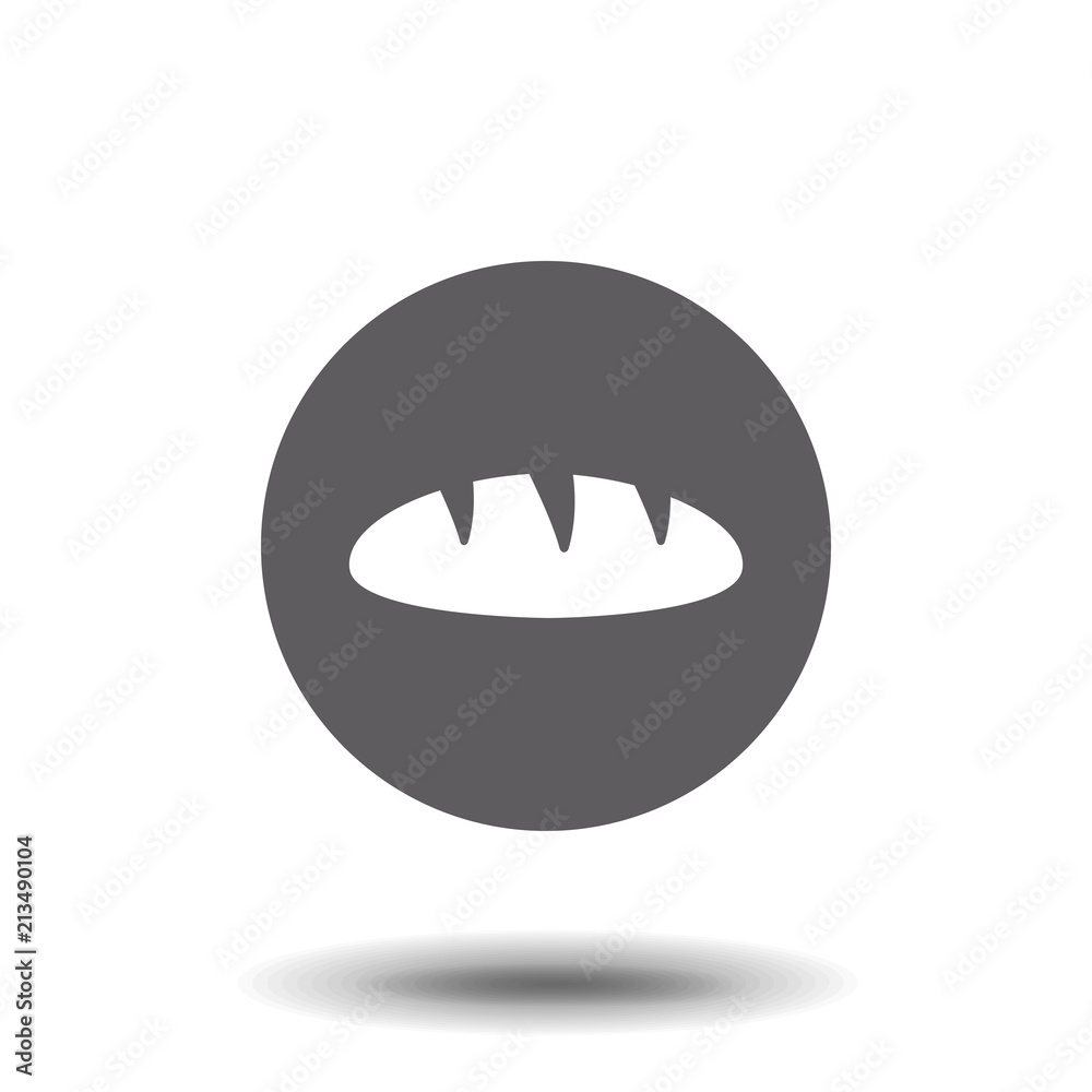 bread icon flat vector bread icon flat vector