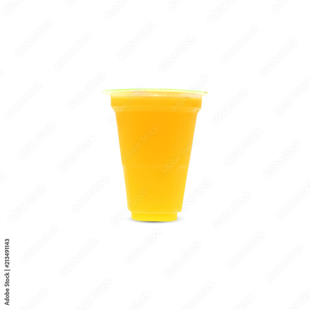Juice in plastic cup Stock Photo by ©Deerphoto 93160376