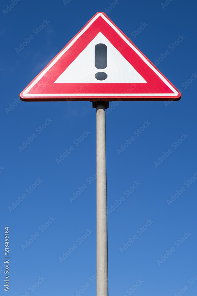 Dutch road sign: danger