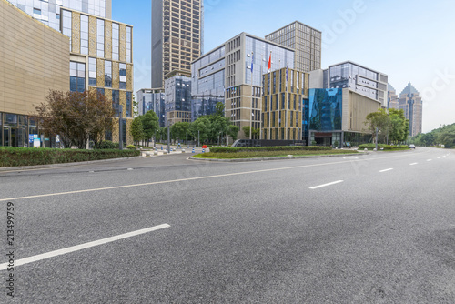 Highways and modern urban buildings in Chongqing  China