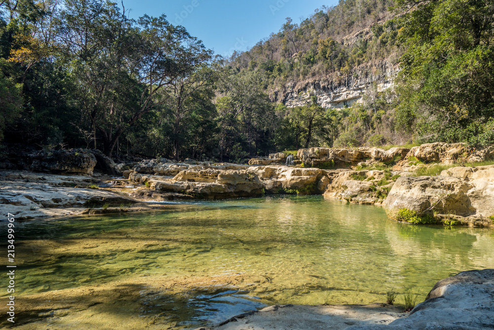 Manambolo river pool in a sunny day Manambolo river pool in a sunny day