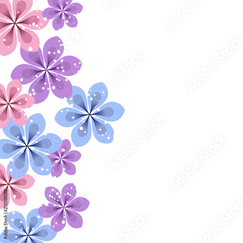vector background with Flower 822 © malwa
