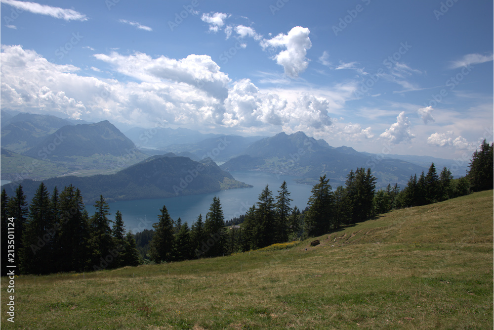 Vierwaldstättersee von der Rigi aus Vierwaldstättersee von der Rigi aus