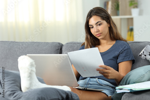 Disabled self employed working at home