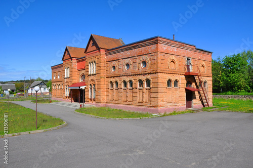 The former horse stable in the estate Puslovsky "Albertin". Belarus