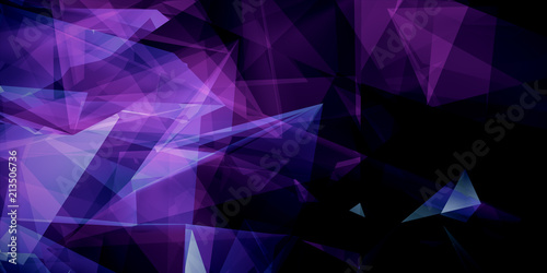abstract purple triangles background