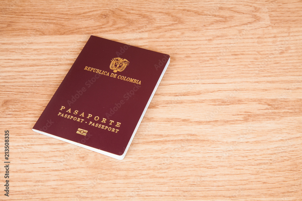 Colombian passport ready to travel abroad Colombian passport ready to travel abroad