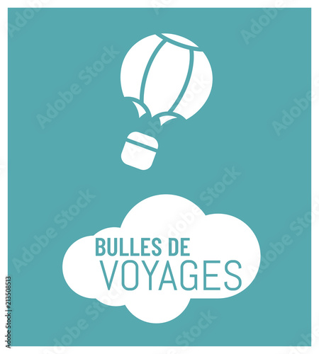 logo pour montgolfière, balades, baptêmes et randonnées