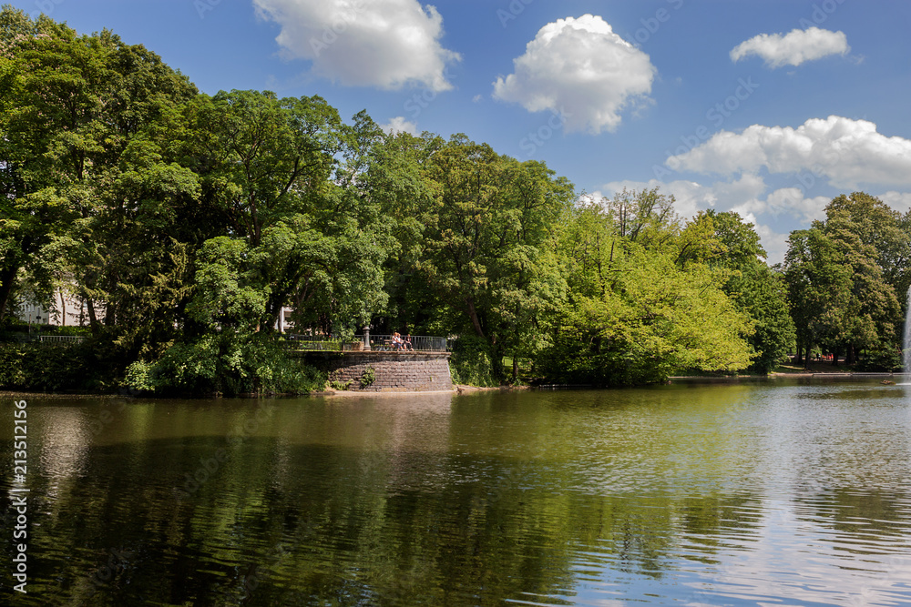 Beautiful Volksgarten Park in Cologne