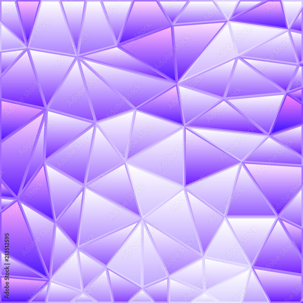 Fototapeta premium abstract vector stained-glass triangle mosaic background