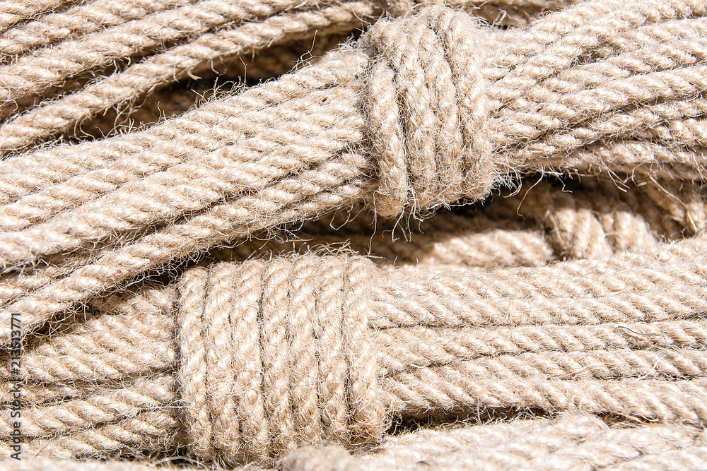 Closeup of ropes