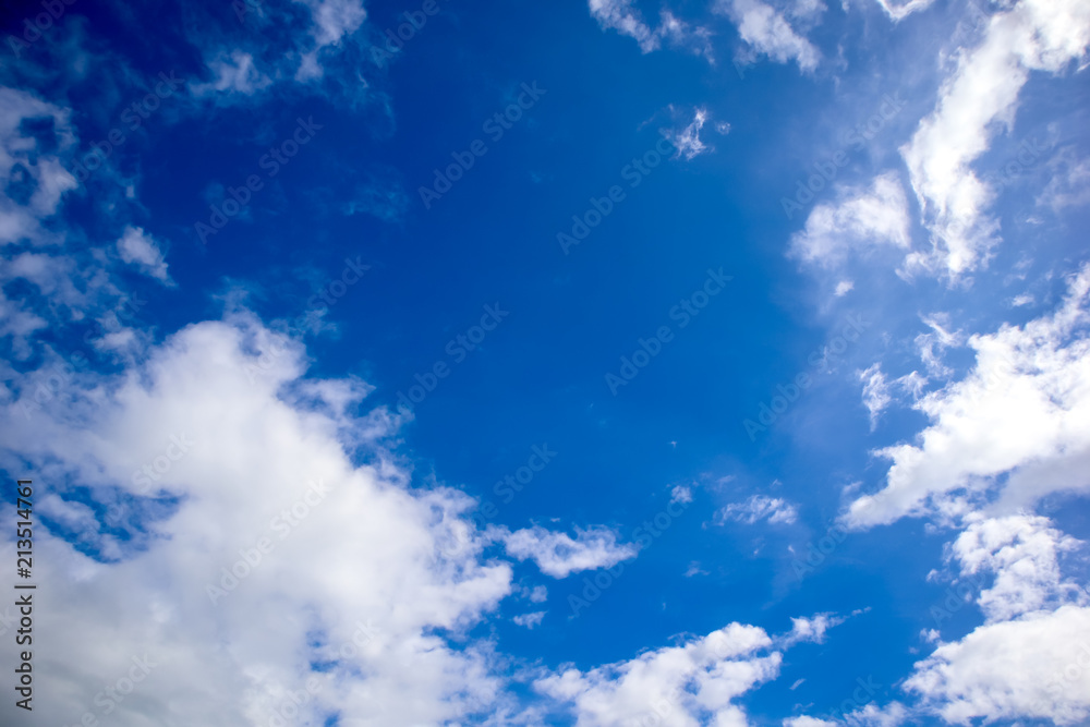 Obraz premium Abstract Natural cloud on blue sky background