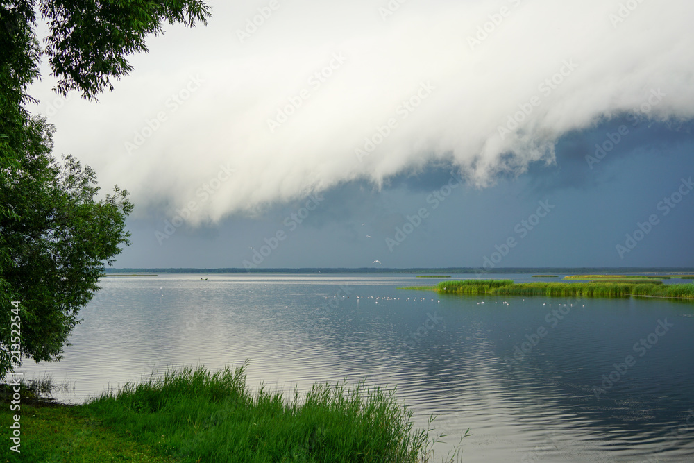 view of the lake before the storm view of the lake before the storm