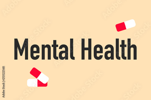 Vector image of mental health concept