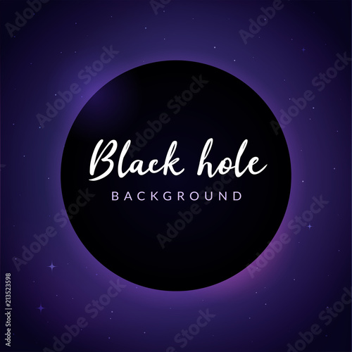 Black hole space background