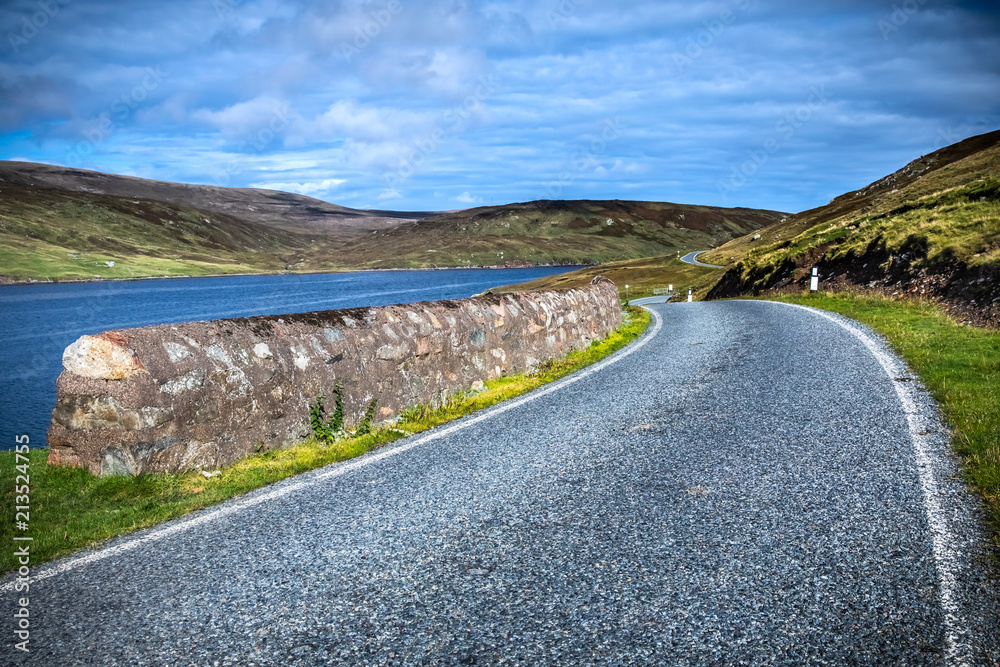 Shetland Islands - beautiful road