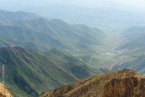 Nature landscape in Zagros Mountain. Kermanshah Province, Iran.