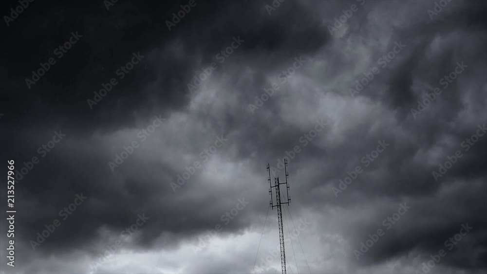 dramatic clouds.heavy rain and cloudy weather