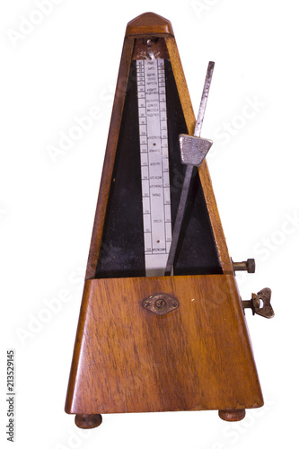 A metronome is a device that produces an audible beat—a click at regular intervals that the user can set in beats per minute. Musicians use the device to practice playing to a regular pulse.