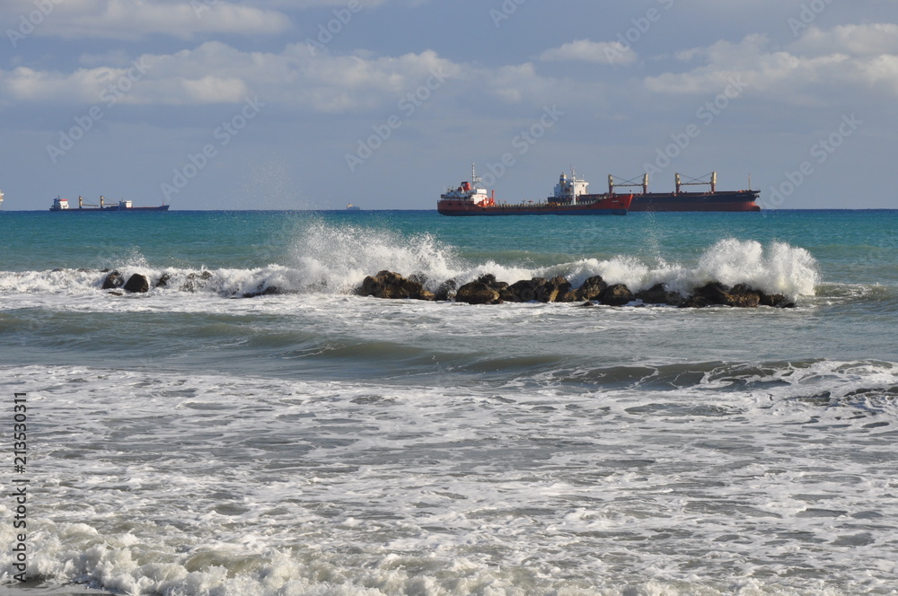 The beautiful Limassol Molos in Cyprus The beautiful Limassol Molos in Cyprus