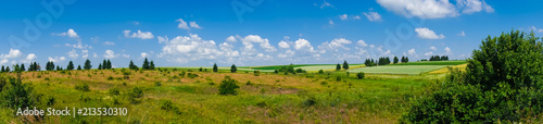 panorama beautiful view landscape field