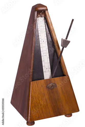 Obraz na plátně A metronome is a device that produces an audible beat—a click at regular intervals that the user can set in beats per minute