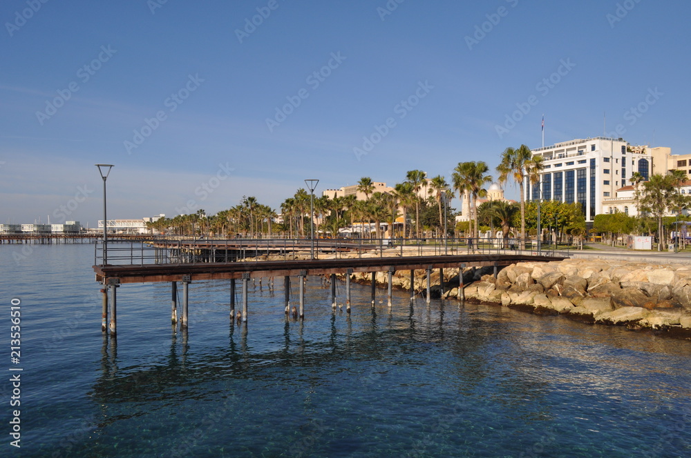 The beautiful Limassol Molos in Cyprus