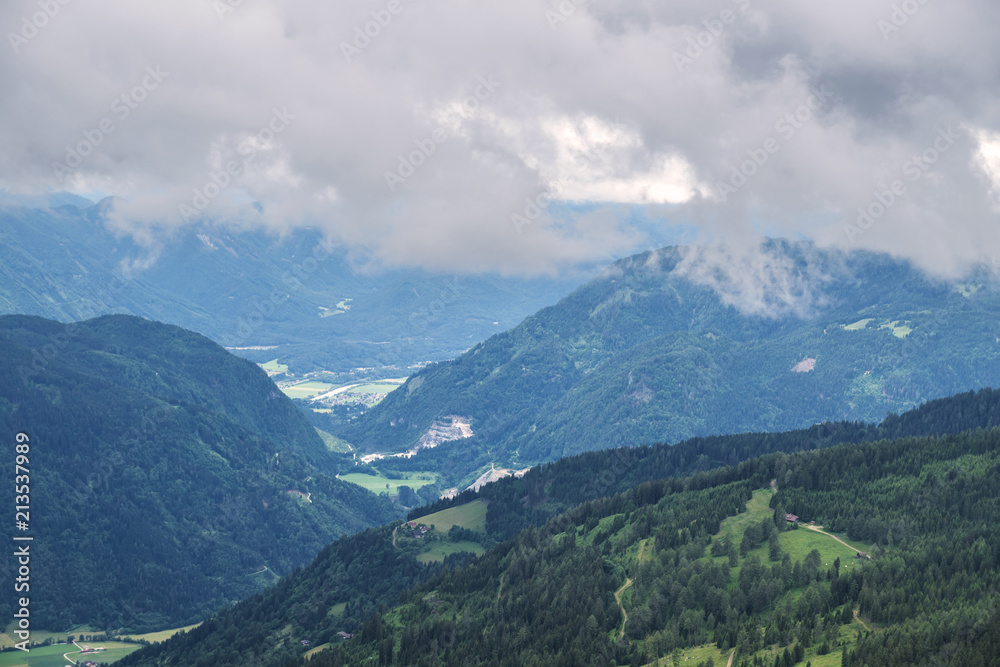 Aussicht von einem Berg