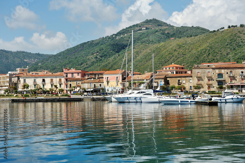 Port of Acciaroli, National Park of Cilento. Salerno. Southern Italy photo