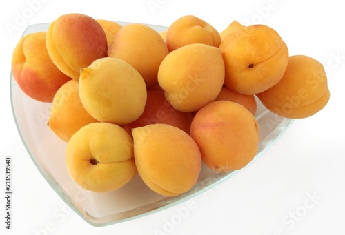 sweet,delicious fruits of apricots