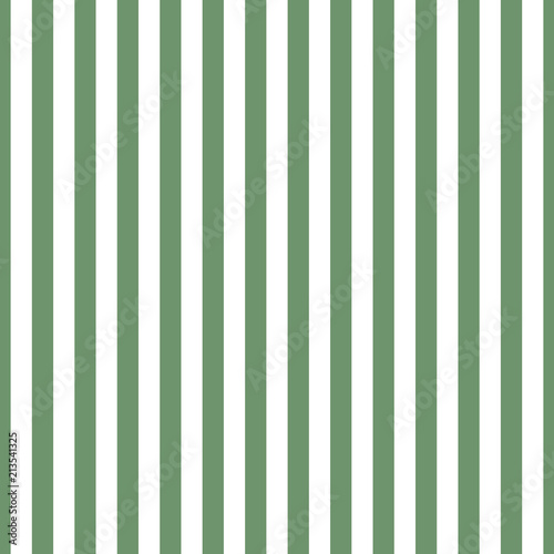 Seamless stripe pattern green and white. Design for wallpaper, fabric, textile. Simple background