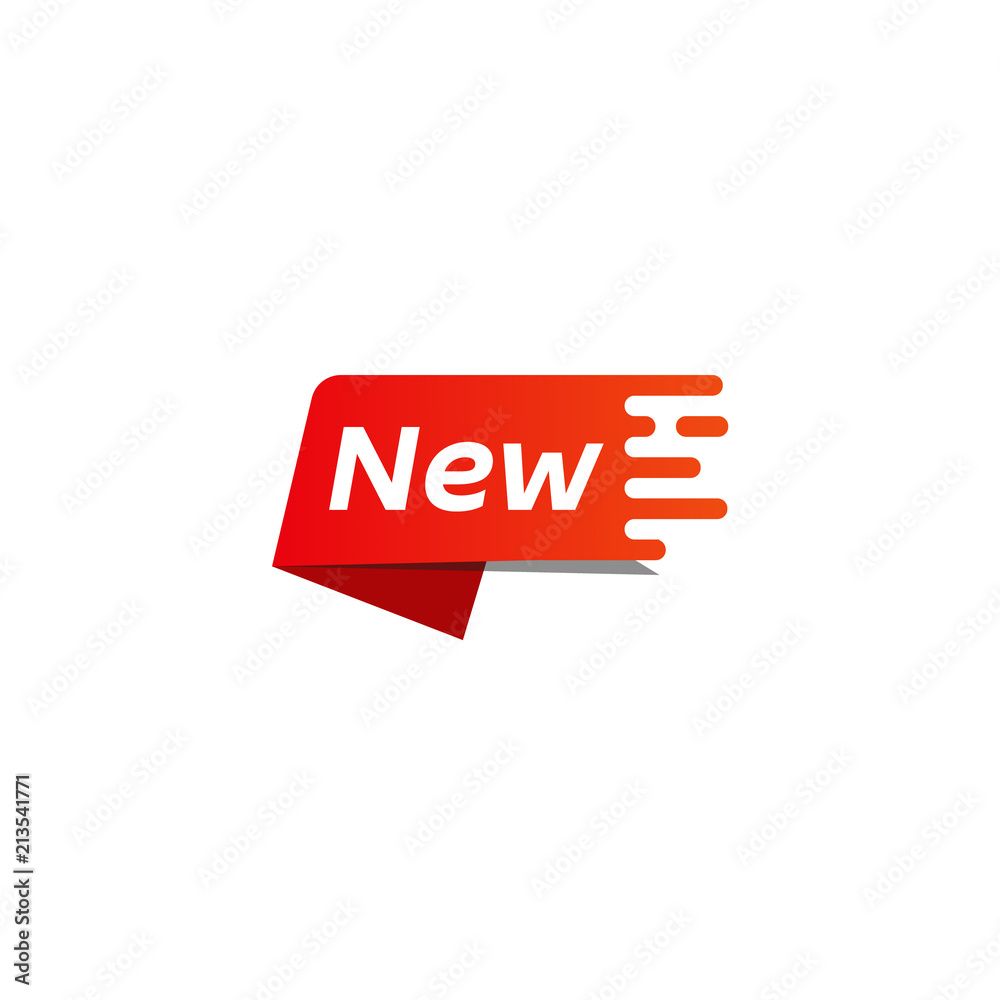 Fototapeta premium Bright New label.