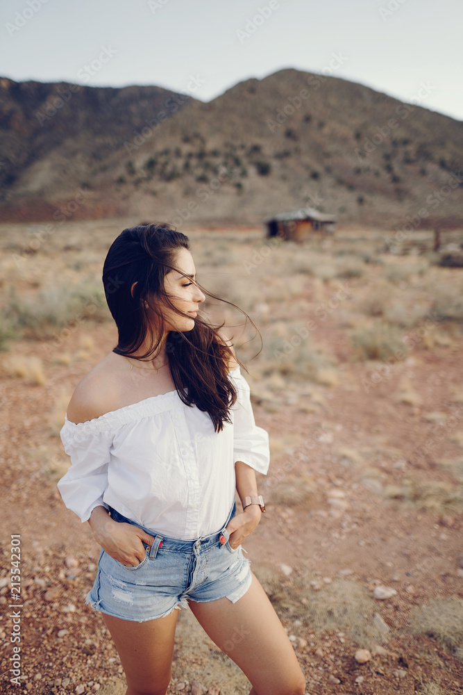 girl exploring the grand canyon in Arizona girl exploring the grand canyon in Arizona