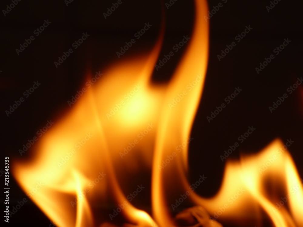Yellow flame means fire Yellow flame means fire
