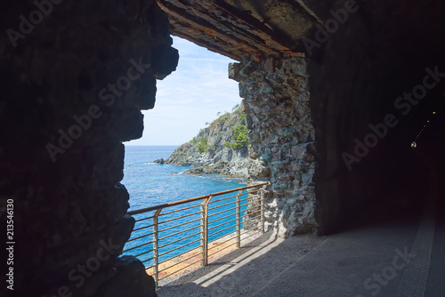 Bonassola coastline - Ligurian Sea - Liguria - Italy photo