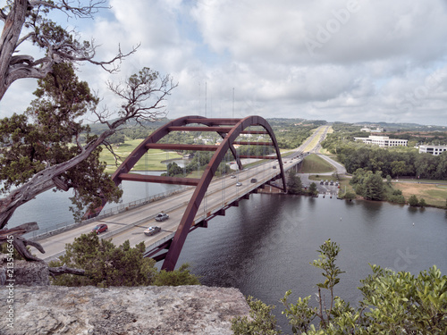 Texas bridge in hill country