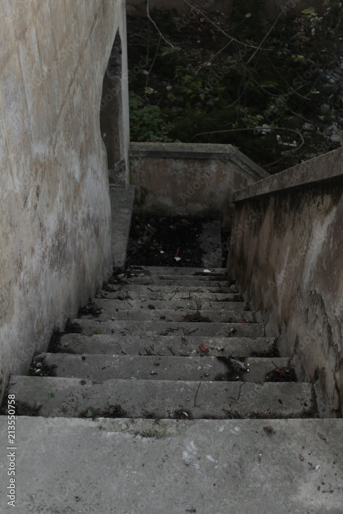 abandonned stairs