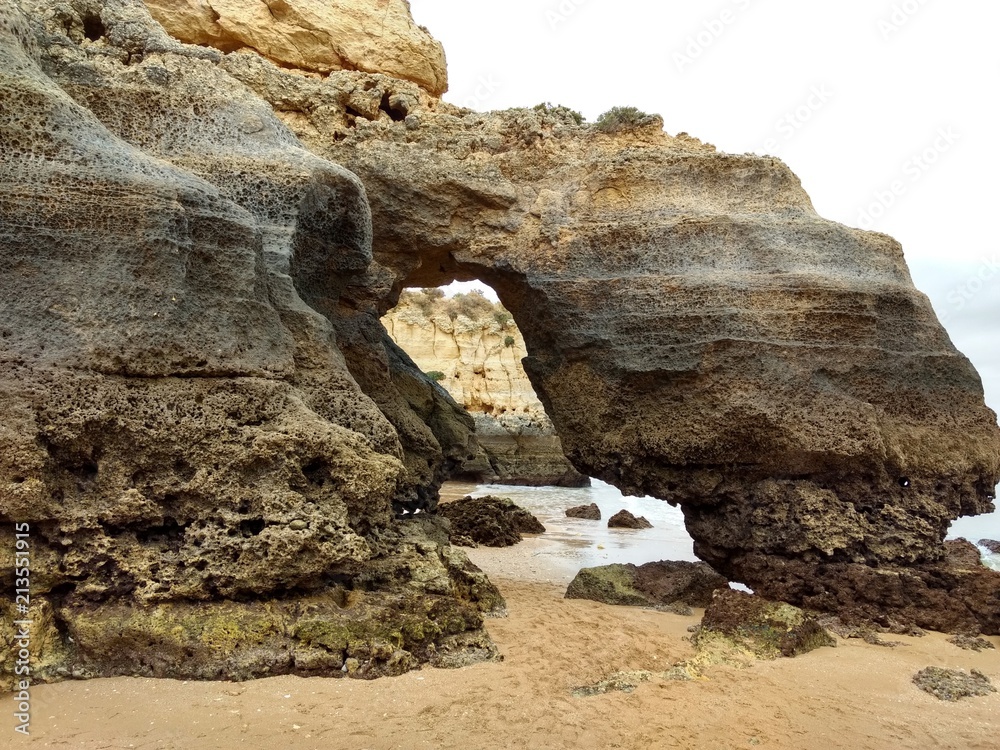 Küste der Algarve in Portugal