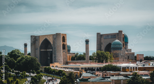 Bibi Khanum Mosque in Samarkand Uzbekistan