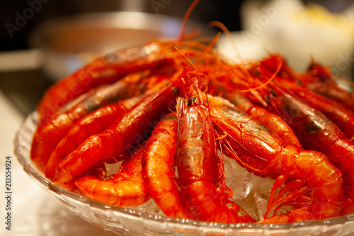 Carabineros Shrimp or Scarlet Shrimp or Cardinal Prawn is one of the most delicious shrimp in the world. This bright red shrimp boast a natural Lobster-Like Sweetness and a very Robust ocean Flavor.