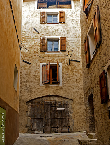 Fototapeta Naklejka Na Ścianę i Meble -  Entrevaux (France) is one of those Provencal villages that has been able to keep its character and charm.
