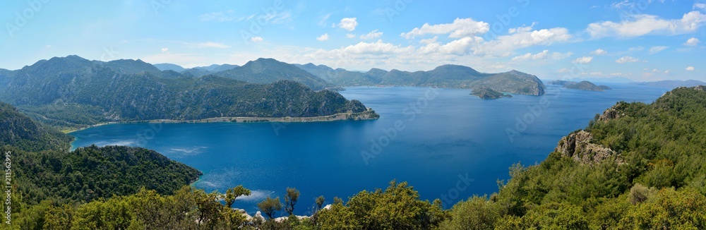 Selimiye bay on Bozburun peninsula near Marmaris resort town in Turkey.
