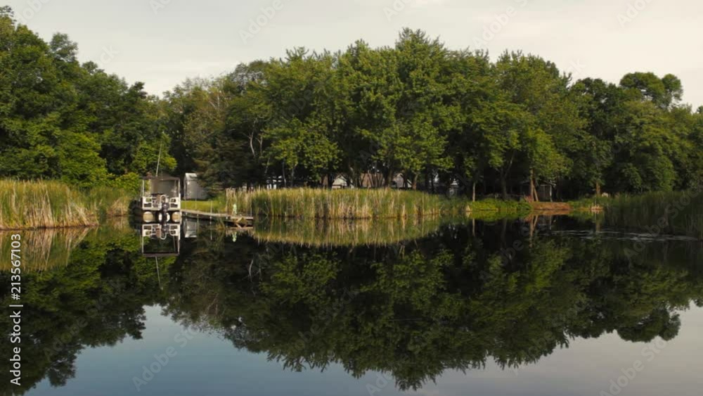 Beautiful lake reflection in northern Minnesota. Beautiful lake reflection in northern Minnesota.