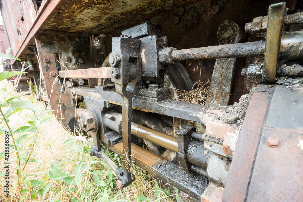 an train graveyard