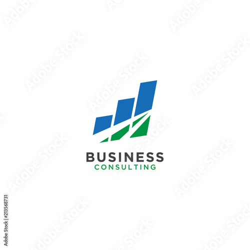 Business consulting logo design template