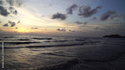  Thailand Hotel seaside Ko Chang seaside dusk