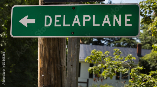 Road sign in Delaplane Virginia