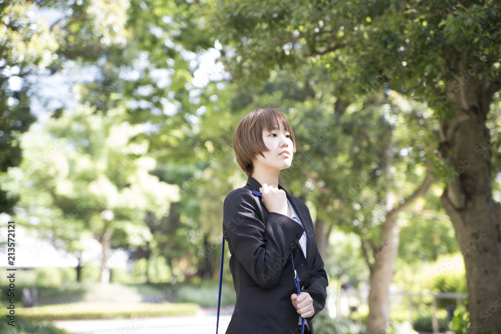 Portrait of a young smiling Japanese woman Portrait of a young smiling Japanese woman